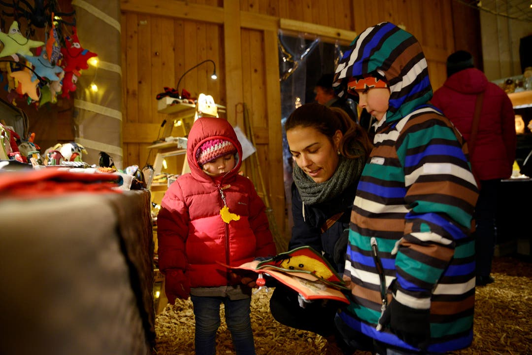 Impressionen vom Bucheggberger Weihnachtsmarkt in Aetigkofen.