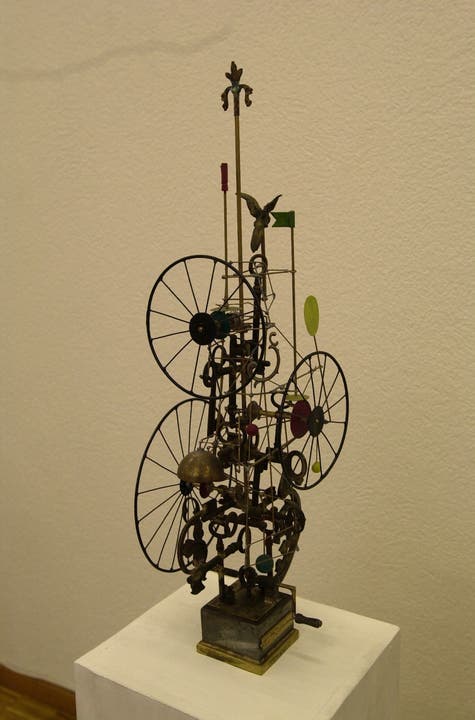 Ein Werk von Gugelmann 2003 in einer Ausstellung im Palais Besenval.