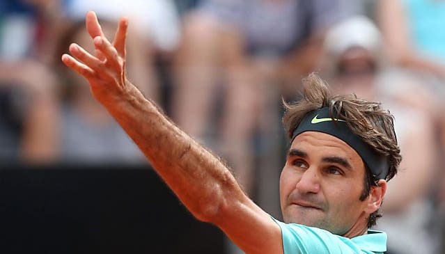In Rom in Topform: Roger Federer