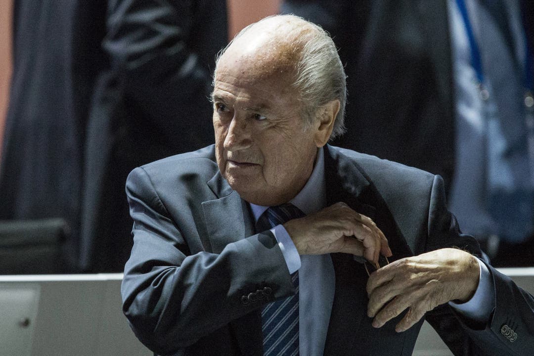 Sepp Blatter im Fokus