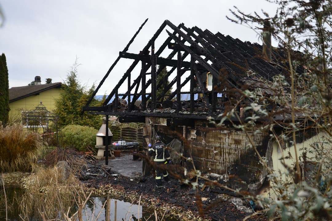 Brand in Arch - Haus brannte komplett nieder