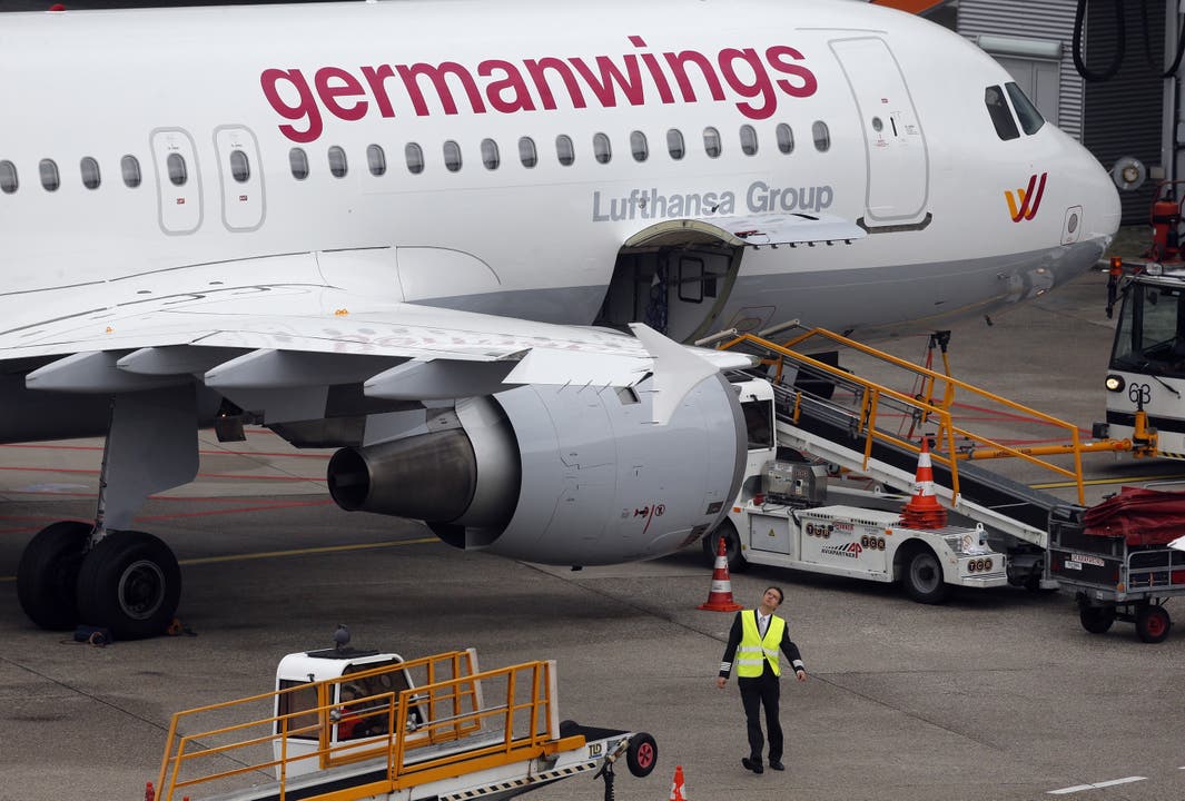 Der Airbus A320 der Germanwings, der abgestürzt sein soll.