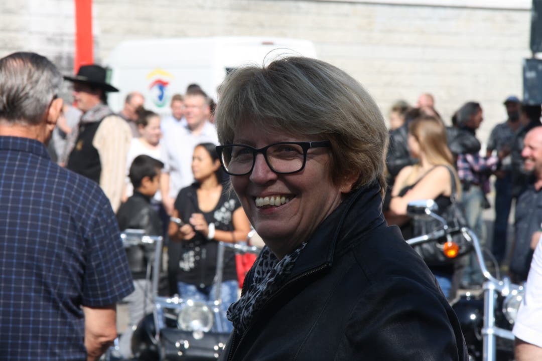 Christine Wagmann freut sich als Beifahrerein auf den Charity Ride