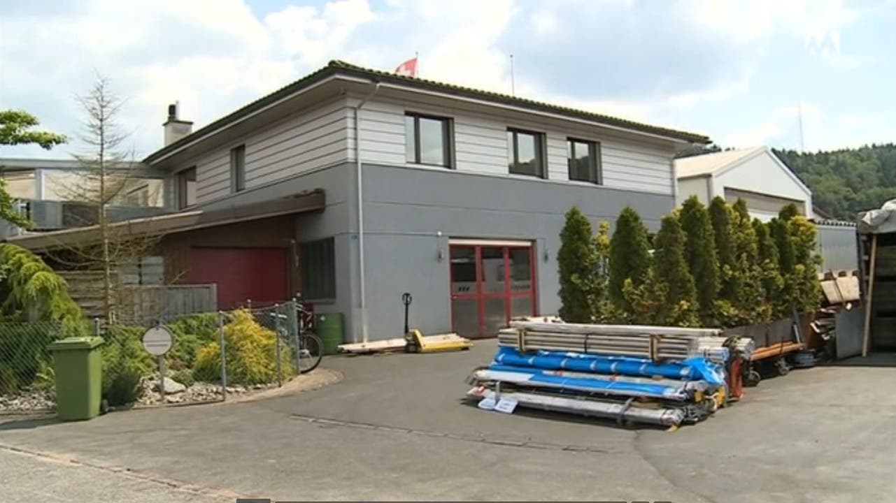 Der Tatort: eine Metallbearbeitungsfirma in Gränichen. Der 31-jährige David M. wurde hier erschossen.