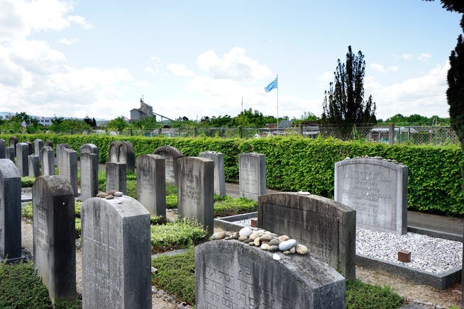 Der jüdische Friedhof in Basel liegt an der Theodor Herzl-Strasse und grenzt an die Familiengärten, die sich schon in Frankreich befinden.