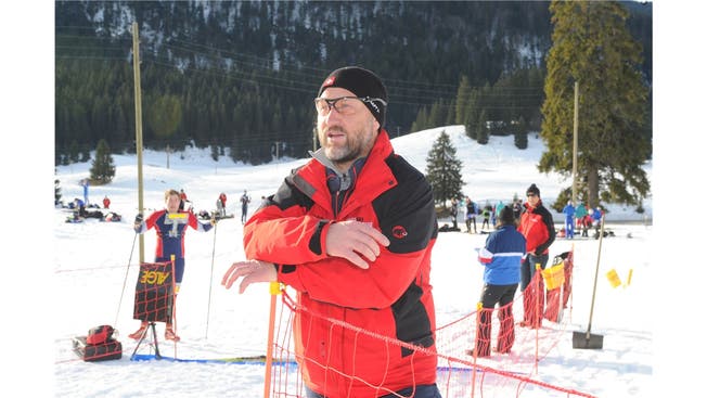 Unermüdlicher Organisator: Mister Ski-OL Hansruedi Häny.Martin Jörg