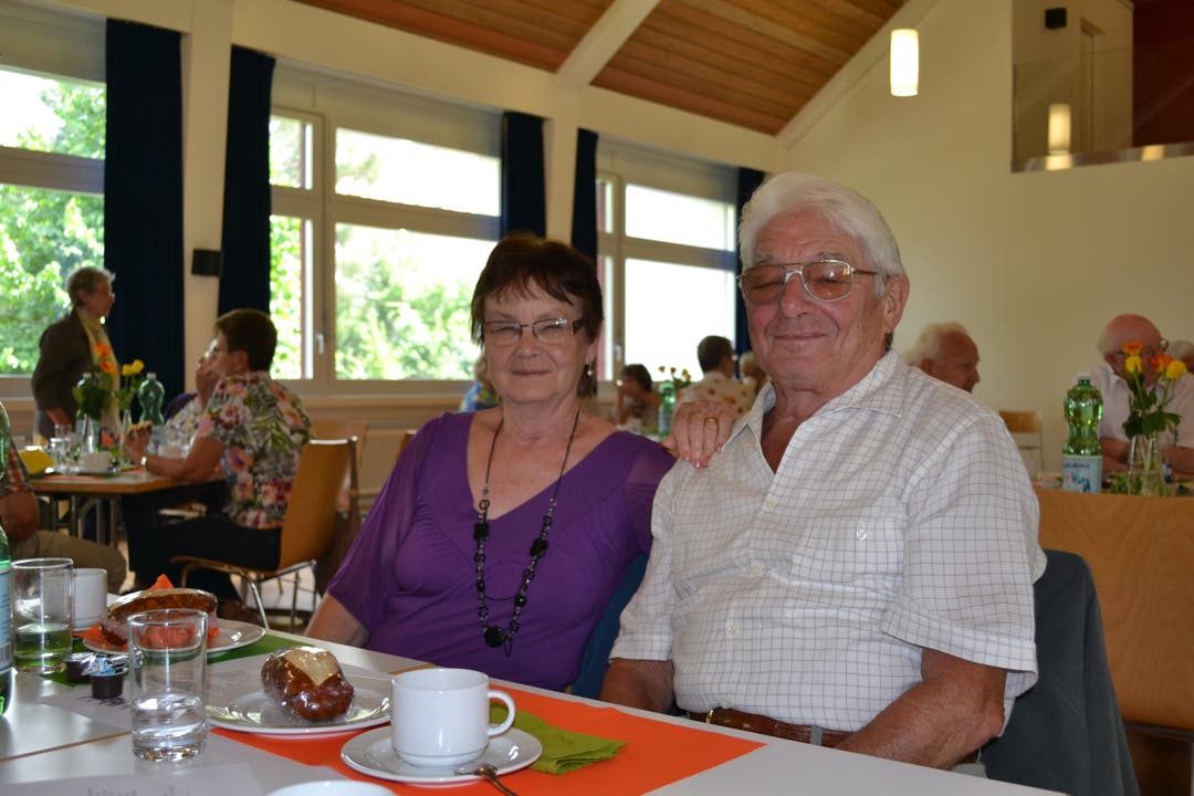 Fritz und Hilde Stockenberger festen für ihr Leben gern