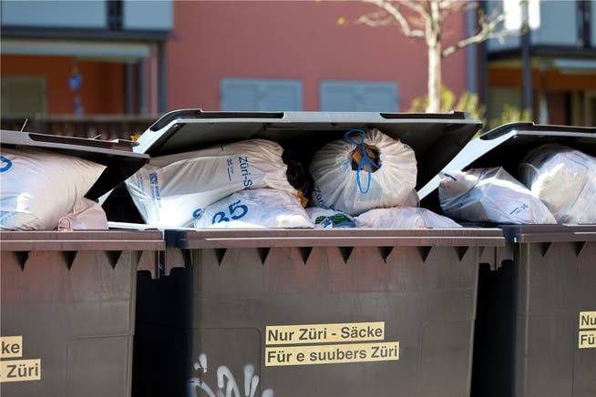 Abfall in Zürich Albisrieden. Die Befürworter fordern Gebühren-Transparenz, die Gegner keine unnötige Bürokratie.