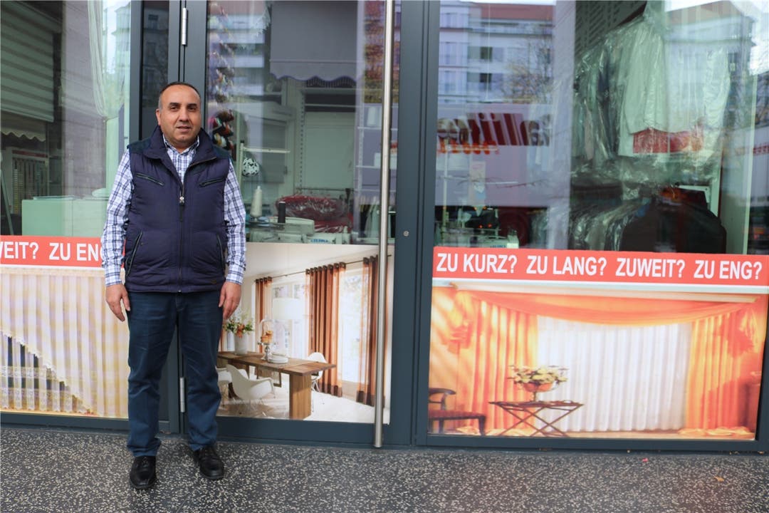 «Ohne auswärtige Kunden hätten wir nach wenigen Monaten wieder geschlossen.» Ali Kömürcün, Inhaber von «Heimtextil»
