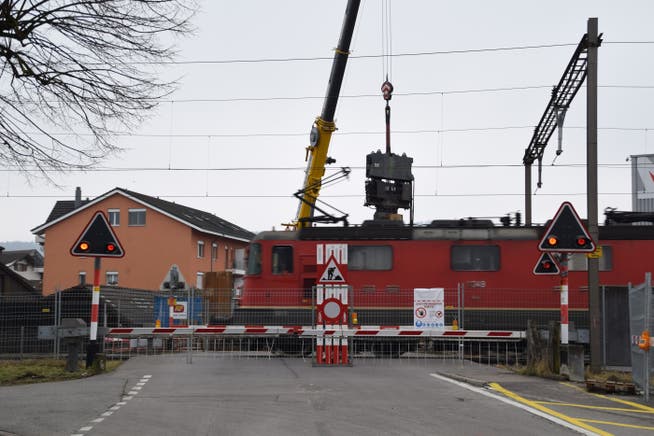 Der alte Bahnübergang in Boswil ist definitiv geschlossen.