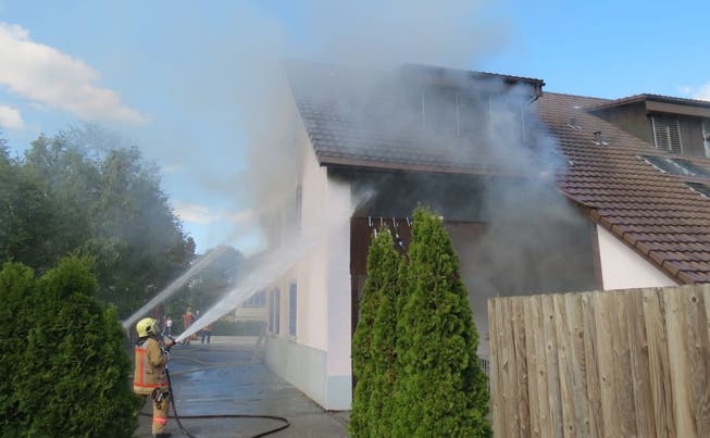 Brand in Mehrfamilienhaus in Gipf-Oberfrick