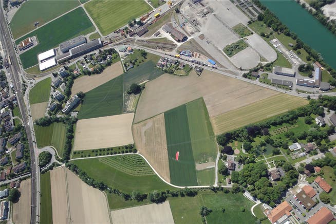 Auf diesen Feldern in Luterbach wird der Golfplatz Wylihof erweitert.