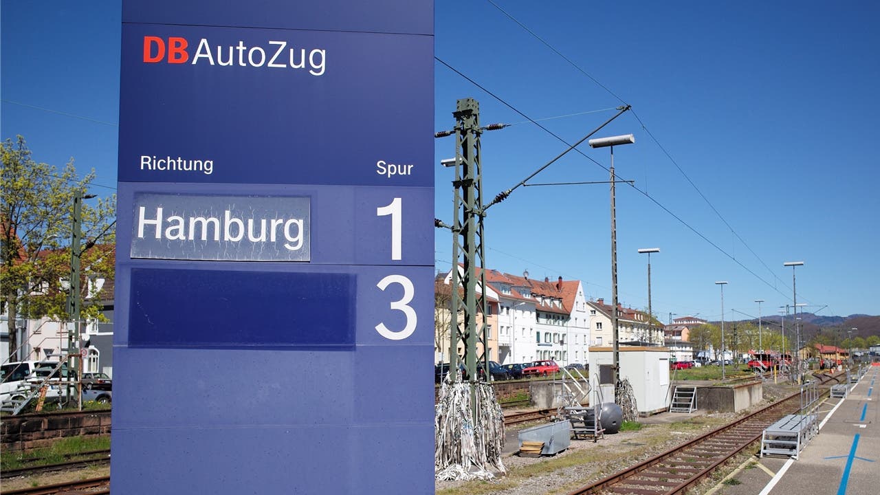 Noch verkehrt der Autozug nach Hamburg, aber schon heute sieht es auf der Verladestation in Lörrach öde aus.
