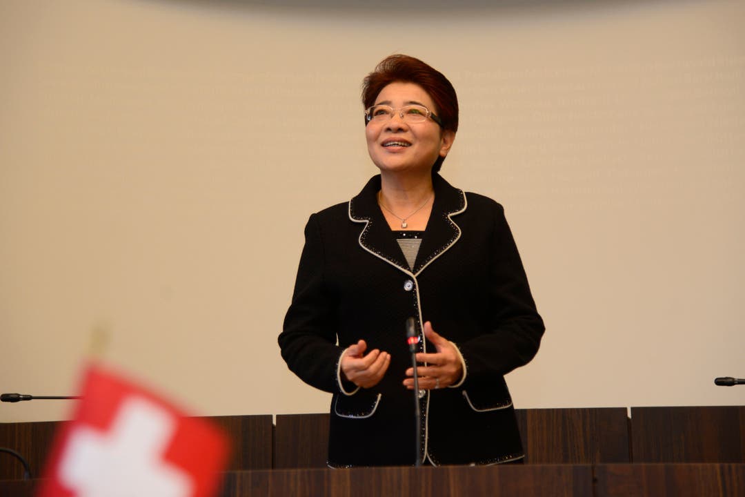 Die chinesische Botschafterin in der Schweiz