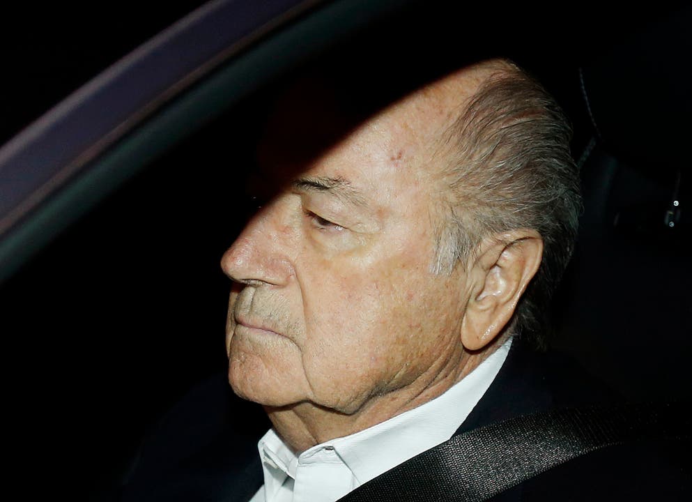 September 2015: Sepp Blatter ist von den Untersuchungen und Korruptionsvorwürfen deutlich gezeichnet.