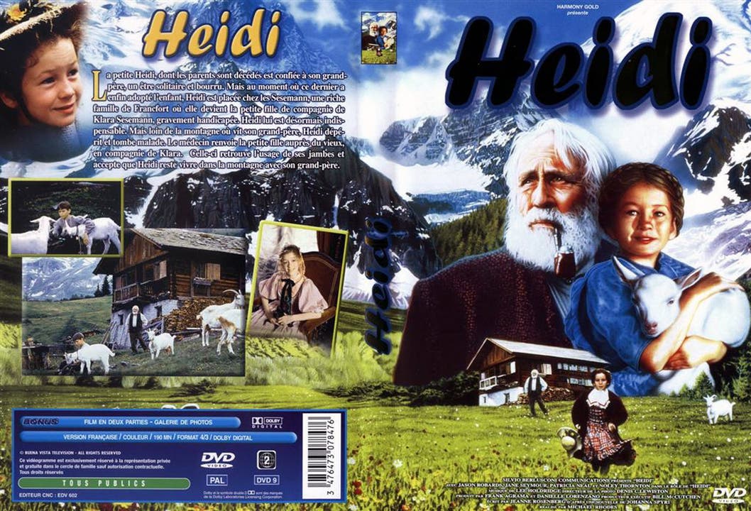 1993: Walt Disney bringt eine ungeniessbare Kitschversion von Heidi ins Kino.