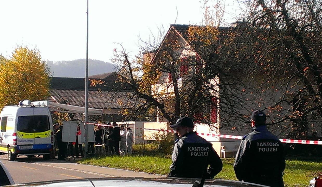 In diesem Haus an der Landstrasse in Gipf-Oberfrick kam es zum Tötungsdelikt (4. November 2015).