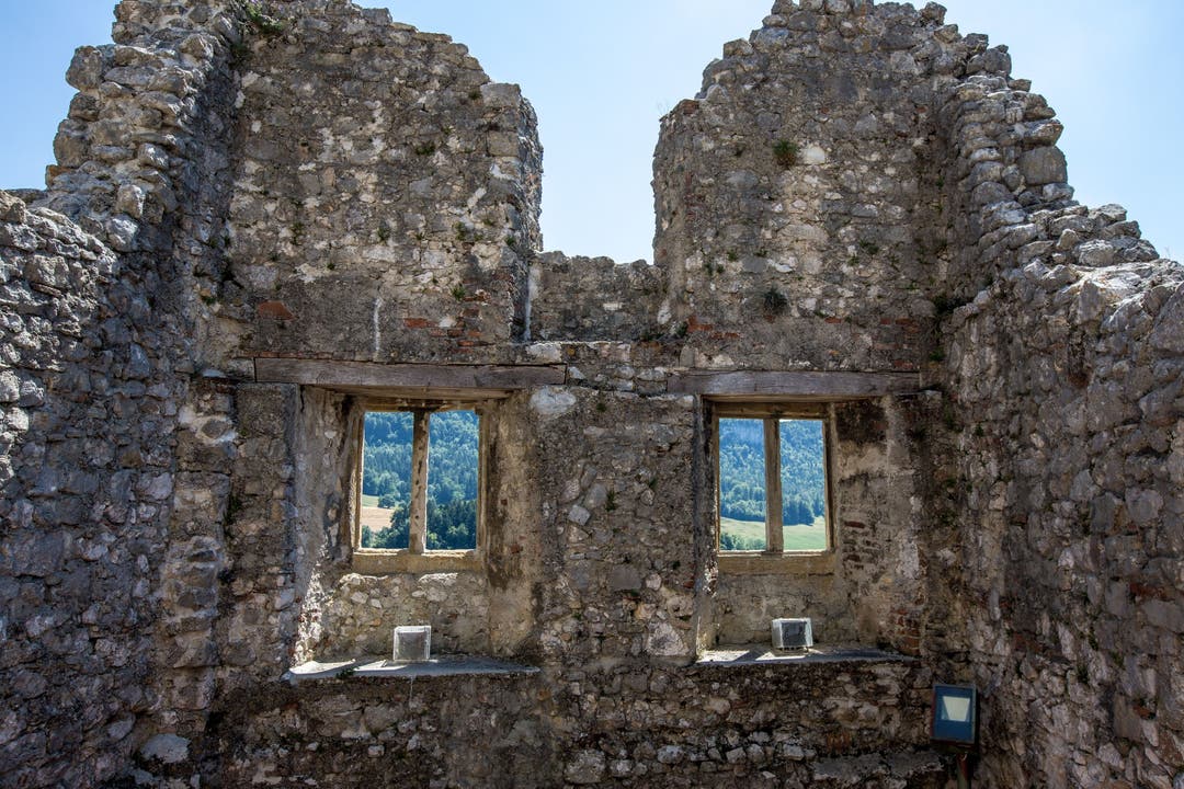 Fensterplatz auf der Ruine