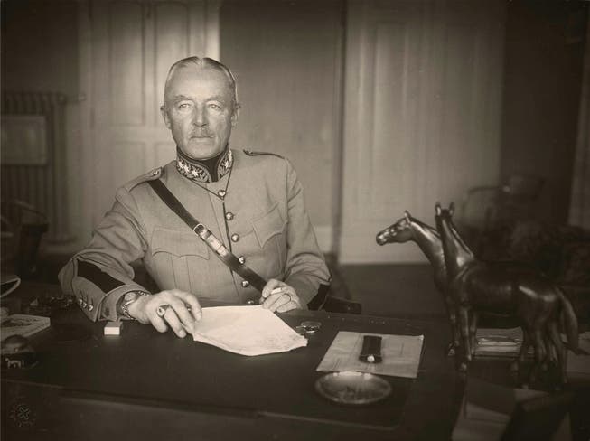 Soll einen Bezug zu Luterbach gehabt haben: General Henri Guisan (1874–1960).