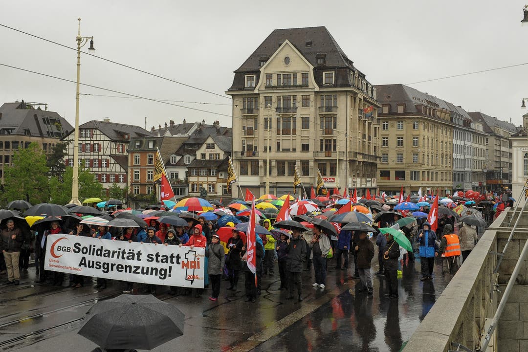1.-Mai-Demo in Basel