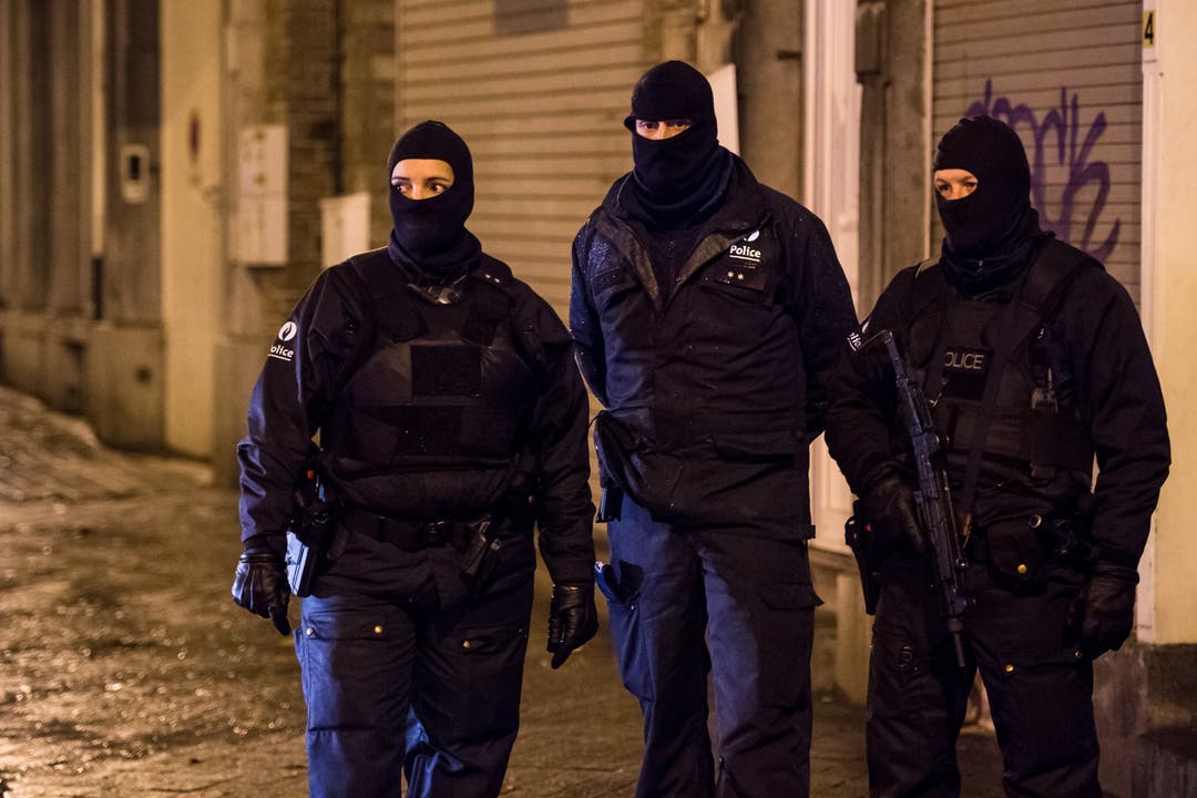 Anti-Terror-Einsatz in Belgien.
