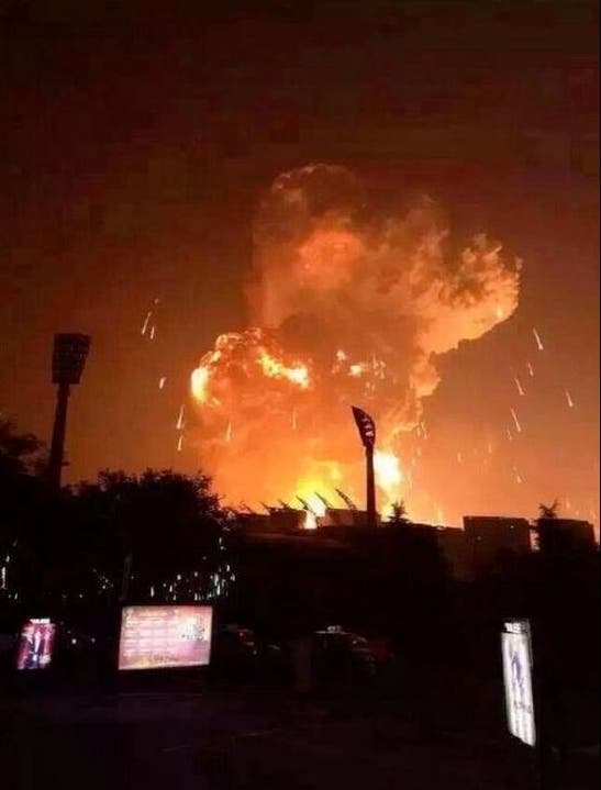 Gewaltige Explosion in der chinesischen Stadt Tianjin