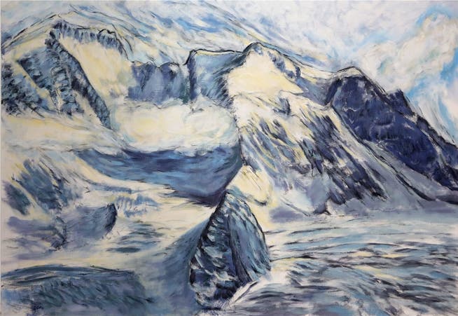 «Alpenmassiv» vom Neuendörfer Künstler Martin Heim