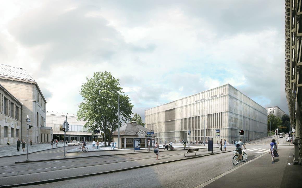 Der Kunsthaus-Erweiterungsbau soll bis 2020 entstehen