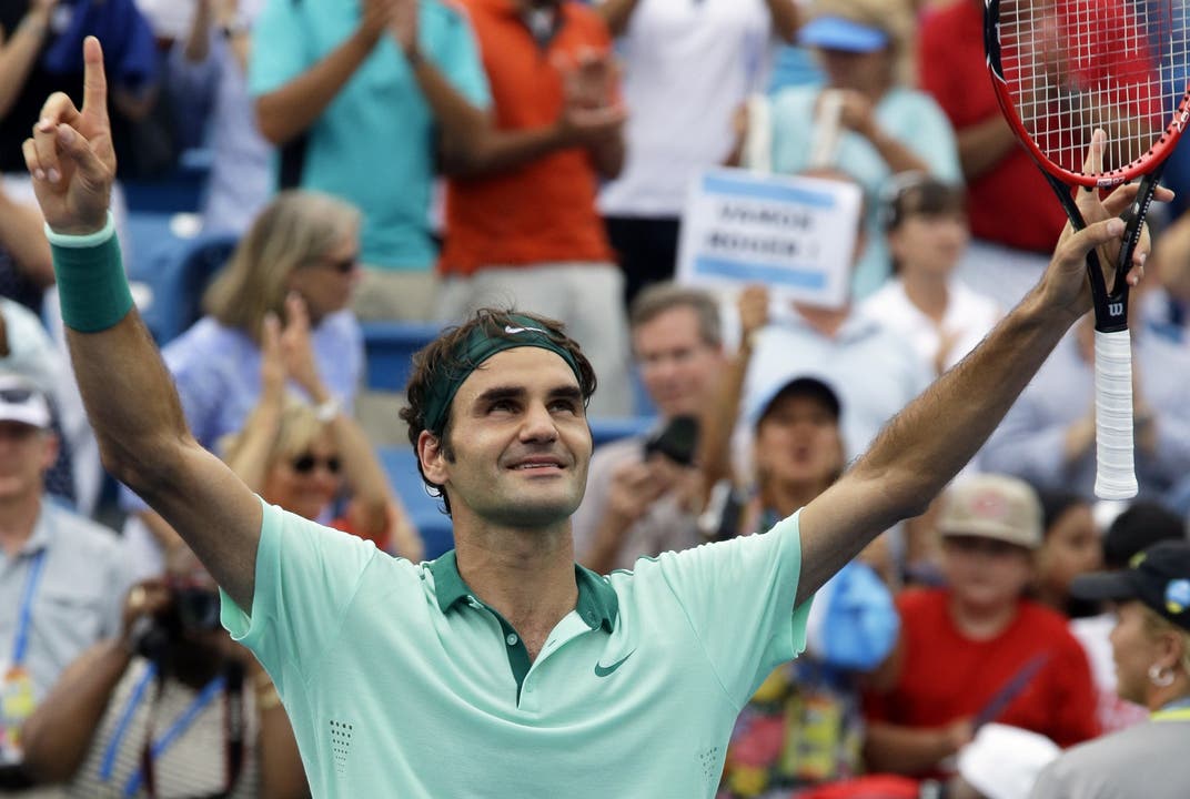 Roger Federer schlägt David Ferrer im Final von Cincinnati in drei Sätzen