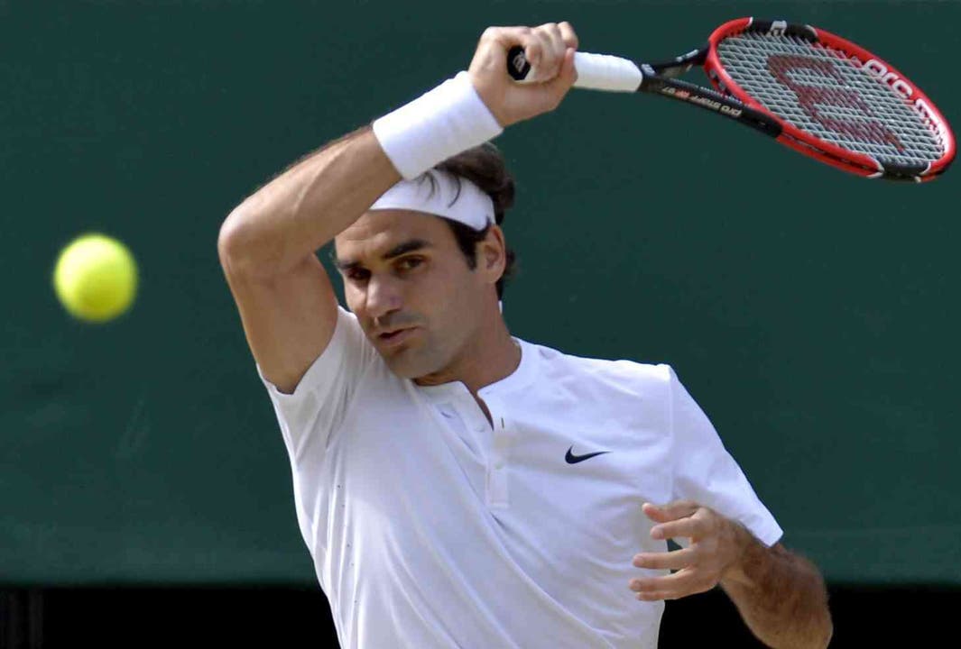 Roger Federer gegen Andy Murray.