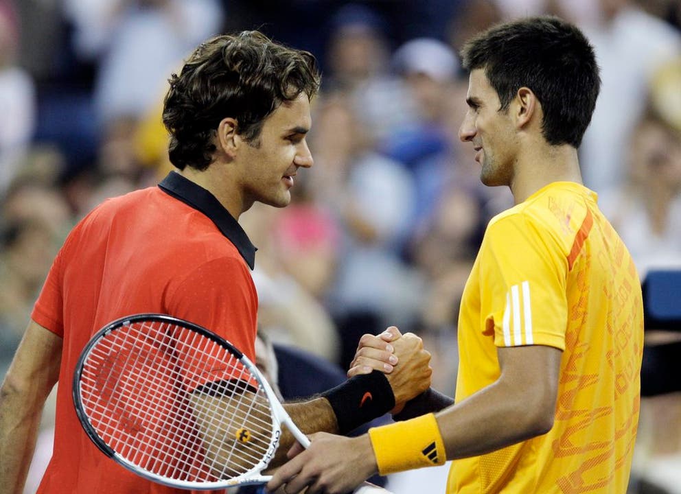 US Open 2009 Federer schlägt Djokovic im Halbfinal mit 7:6, 7:5 und 7:5, unterliegt aber später dem Argentinier Juan Martín del Potro.