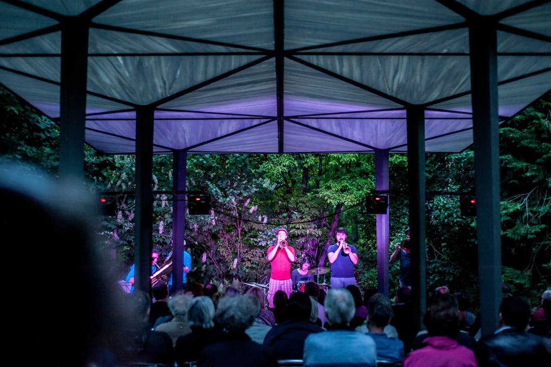 Das Konzert im Park der Villa Boveri ist bis auf den letzten Platz ausgebucht