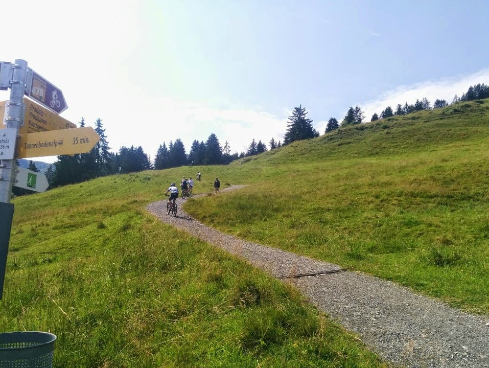 Aufstieg Aufstieg zur Alp Fursch