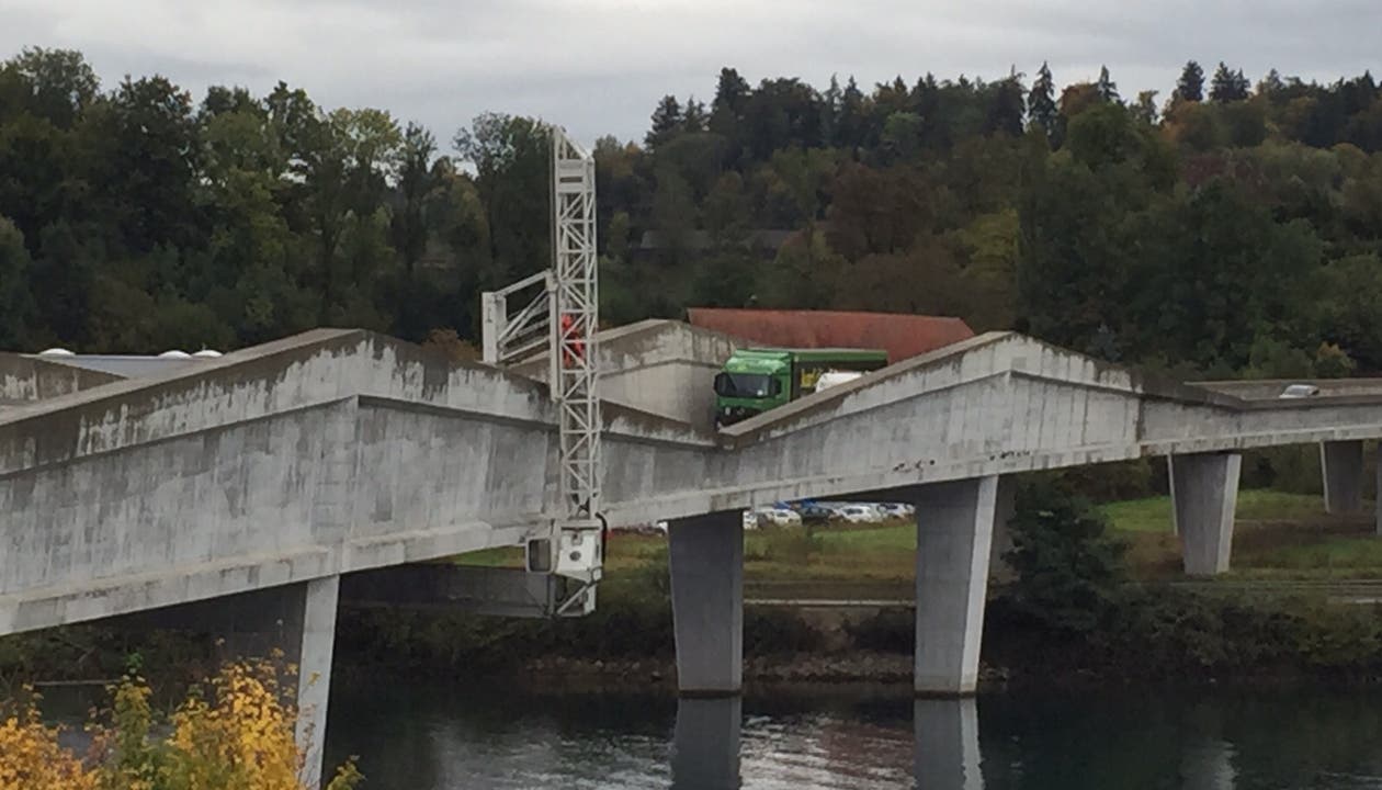 Garantiearbeiten an der Leporellobrücke