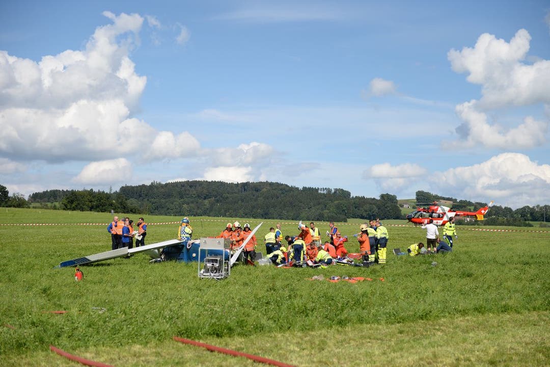 Flugzeugcrash zweier Kleinflugzeuge über der Ostschweiz