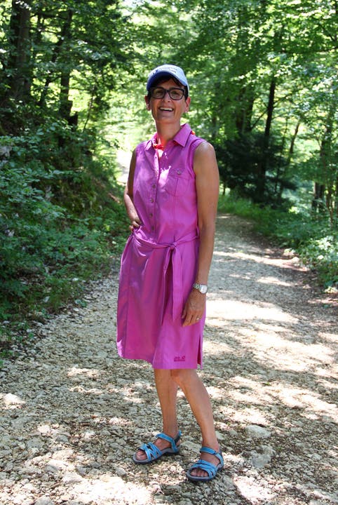 Marlène Wälchli Schaffner trug ein Kleid