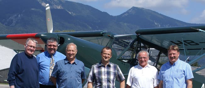 Von links: Fred Fasnacht, Lukas Walter, Peter Brotschi, Thomas Fessler, Kurt Stuber und Paul Misteli.