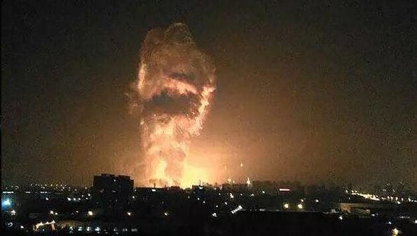 Gewaltige Explosion in der chinesischen Stadt Tianjin