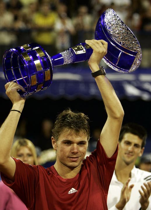 1. ATP-Titel: Croatia Open, Umag, 2006 Novak Djokovic, 6:6, w.o.
