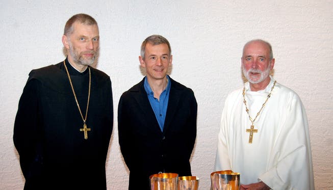 Die Pfarrer der ökumenischen Kirche in Flüh. (Archiv)