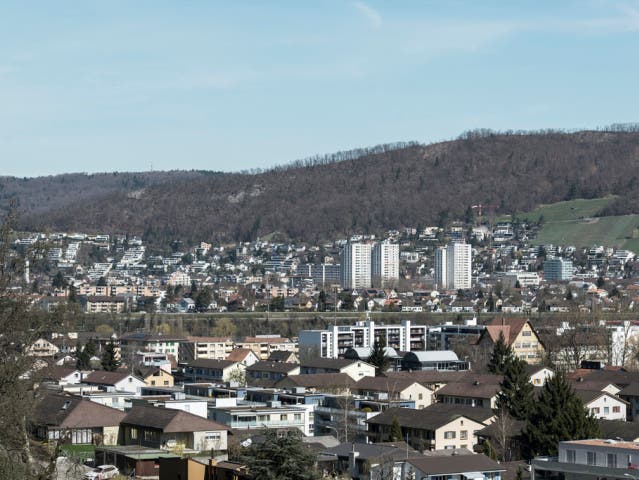 Blick von Neuenhof auf Wettingen (Archiv)