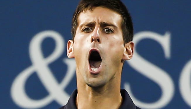 Novak Djokovic hadert mit sich selbst, zu viele Fehler unterlaufen ihm auf dem Tennisplatz.