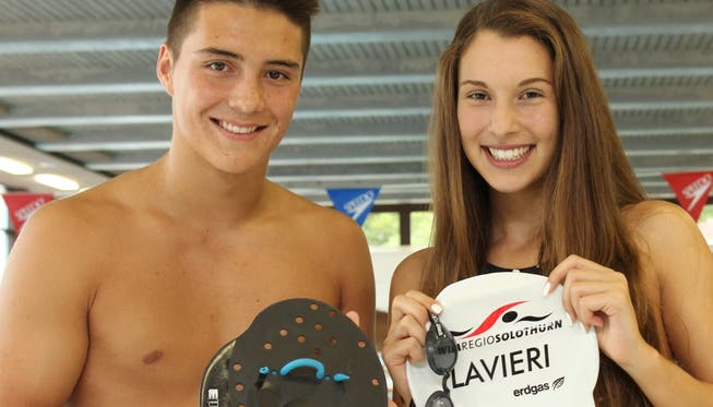 Jorge Dörig und Valeria Lavieri sind in der Elitemannschaft von «Swim Regio Solothurn».