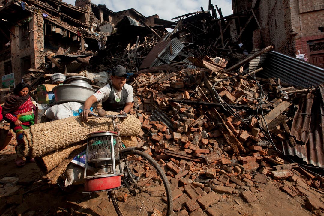Kathmandu wurde beim Beben um drei Meter nach Süden verschoben.