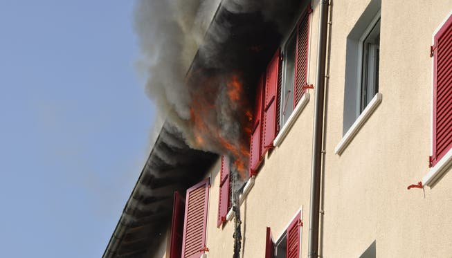Durch das Feuer entstand ein Sachschaden von mehreren 10'000 Franken.