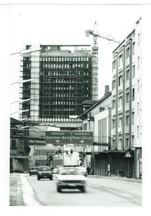 Blick von der Bielstrasse 1974