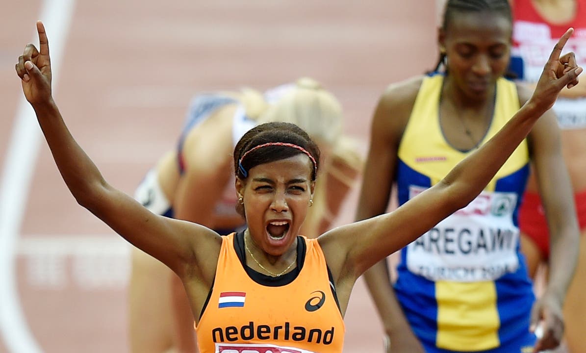 Die neue Europameisterin über 1500 Meter: die Holländerin Sifan Hassan.