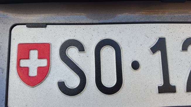 Vierstellige Solothurner Autonummern sind momentan günstiger zu haben.