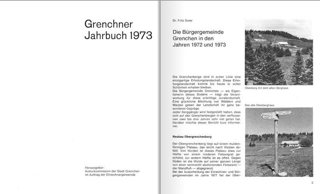 Grenchner Jahrbuch 1973