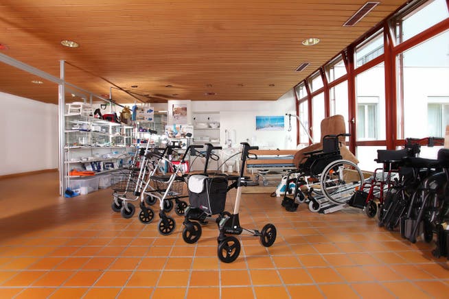 Das Ladenlokal von Tenedo Santé in der RehaClinic Bad Zurzach.